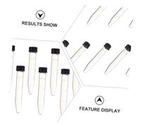 GALPADA 15pcs Glass Centrifuge Tubes with Screw Caps Graduated Laboratory Test Tubes for Biochemistry and Molecular Biology Experiments Leak-resistant Sealing Observation