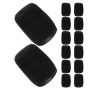GALPADA 15pcs Handheld Microphone Windscreen Sponge Covers Elastic Mic Protective Sleeve Universal Microphone Sponge Windscreen for KTV Karaoke Events and Stage Use