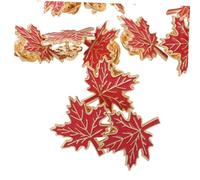 GALPADA 15PCS Maple Leaf Brooch Pins Metal Canadian Flag Lapel Jewelry for Women Men Lightweight Autumn Accessories Thanksgiving Souvenirs Canada Day Celebration