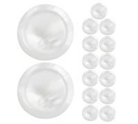 GALPADA 15pcs White Shell Trumpet Finger Button Tools with Broad Compatibility and Comfortable Feel, Instrument Valve Caps for Musical Instrument Accessories