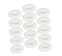 GALPADA 15pcs White Shell Trumpet Valve Finger Button Set Precision Replacement Caps for Models Musical Instrument Accessories for Comfortable Playing and Quick Tone