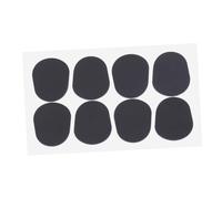 GALPADA 16pcs 0.8mm Black Alto Tenor Saxophone Clarinet Mouthpiece Pads Cushions Patches for Wind Instrument Accessories