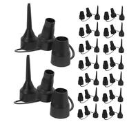 GALPADA 16pcs Air Pump Replacement Nozzles for Air Mattress Inflatable Bed Pump Adapters with Interchangeable Plastic Heads for Efficient Inflation at Home Travel Camping Party