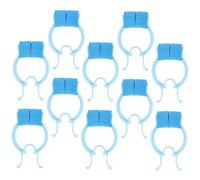 GALPADA 16Pcs Nose Clips for Breathing Training Portable Nose Stopper for Lung Exercises Lightweight Comfortable Fixing for Accidents Emergencies Durable Practical Nasal Stoppers