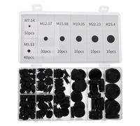GALPADA 170pcs Rubber Wire Grommets Assortment Kit for Effective Cable Protection Waterproof Automotive Rubber Wire Feed-through Grommets Suitable for Homes and Offices
