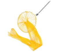 GALPADA 18-strand Fishing Net with Easy Bottom Drawstring and Large Eye Design, Glue Silk Thread Material, Flat Bottom and Ground Insert for Boat Use and Aquarium Use, Reliable Fish