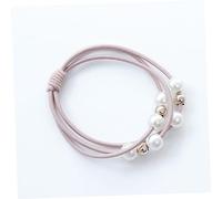 GALPADA 18pcs Pearl Design Knotted Hair Ropes Elastic Ponytail Holders for Women Chic Fashion Hair Ties in Navy Gray Dusty Blue Light Blue