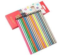 GALPADA 18pcs Professional Colored Pencils with Metallic Fluorescent Colors Art Drawing Supplies for Students and Teenagers for Graffiti and Coloring
