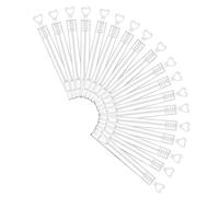 GALPADA 18pcs Refillable Empty Bubble Wand Bottles for Wedding Party Outdoor for DIY Bubble Making