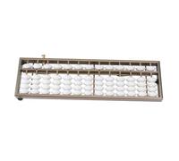 GALPADA 1Pc Aluminum Alloy Abacus Digits Educational Math for Students Counting Beads Learning Tool for Brain Development and Numeracy Skills for Teachers