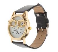 GALPADA 1pc Boys and Girls Cartoon Quartz Watch Stylish Wristwatch for Boys Girls Elegant Design Energy Saving for Parties Daily Wear Cat Pattern Buckle