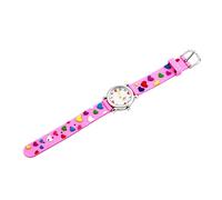 GALPADA 1pc Cartoon Boy Girl Wristwatch Love Heart Pattern Strap Watch for Boy Girl and Adorable Design for Students