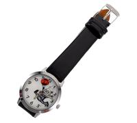 GALPADA 1pc Halloween Themed Skull Watch Unisex Large Dial Skeleton Wrist Watch for Parties Cosplay and Ghost Festivals Unique Design Easy to Read Lightweight and Comfortable