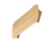 GALPADA 1pc Multipurpose Stepping Stool Wood Foot Rest for Office Home Ergonomic Footrest for Proper Posture Comfort Foot Stool for Sitting Relaxing Small Classic Design Natural Wood Color