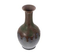 GALPADA 1pc Retro Ceramic Floral Vase Delicate Tabletop Decorative Flower Art for Home Office Wedding Vintage Decor with Elegant Luster and Fade-resistant Finish