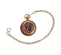 GALPADA 1pc Vintage Style Quartz Pocket Watch Antique Design Elegant Decoration for Various Occasions Accurate Timing High-end Quartz Movement Comfortable to Wear Random Button Style