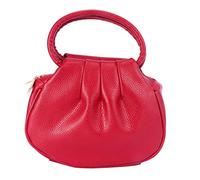 GALPADA 1pc Women Mini Pu Handbag Purse Solid Clutch Bag for Shopping Elegant Rose Red Wallet for Daily Use Compact Stylish Design