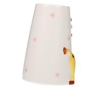 GALPADA 1pcs Hamster Bottle Stand Ceramic Bottle Rack Leak-proof Monitor Pet's Fluid Intake Yellow Water Holder for Family Cage Use Small Animals Chinchillas