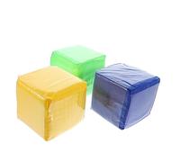 GALPADA 1set Educational Learning Cubes Dice for Classroom Use Pocket Dice with Insert for Bright Teaching for Development and Hand Eye Coordination 3pcs