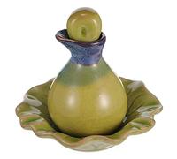 GALPADA 1Set Elegant Ceramic Essential Oil Bottle Tray Set Refillable Perfume Bottle Kit Stylish Ceramic Craft for Home Decor Giving Multi Purpose Storage