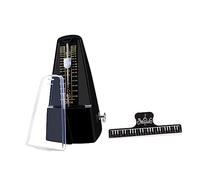 GALPADA 1Set Mechanical Metronome for Piano Guitar Erhu with Music Sheet Clip Classic Design Beat for All Instruments for Musicians and Music Students Random Color