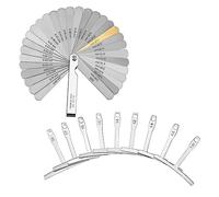 GALPADA 1Set Professional Guitar String Gauge Ruler Essential Luthier Measuring Tools with Stainless Steel Feeler and Radius Gauges for Accurate Guitar Maintenance and Repairs