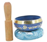 GALPADA 1Set Tibetan Singing Bowl Set Meditation Bowl for Mindfulness Buddhism Includes Cushion Stick for Spiritual Practices