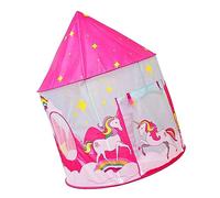 GALPADA 1Set Unicorn Pattern Indoor Playhouse Tent for Breathable Portable Game Yurt Pink for Playtime and Resting Spacious and Lightweight Design