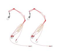 GALPADA 2 Boxes Carp Fishing Bait Lure with Steel Spring Design and Bait Stoppers Easy Portability Fishing Tackle for Lakes Sturdy Plastic and Steel Trap
