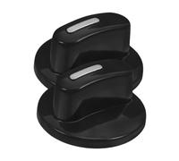 GALPADA 2-Pack D-Shaped Plastic Timer Knobs for Electric Pressure Cooker and Oven 6mm Shaft Replacement Control Knobs Universal Kitchen Appliance Accessories