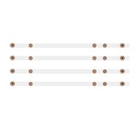 GALPADA 2 Pairs Adjustable Snap Button Shoe Straps for Women, Anti-loose High Heel Straps with Antislip Pvc and Alloy Material, for Securing Heels and Sneakers