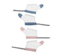 GALPADA 2 Pairs Baby Stop Sucking Gloves with Breathable Mesh Design Nylon Finger Sucking Corrector for Infants Prevent Hand Biting Suitable for Babies 6-22.5 Kg