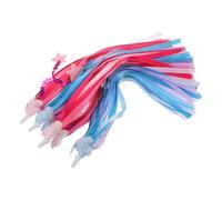 GALPADA 2 Pairs Bike Handlebar Streamer Ribbons for Boys and, Patterned with Stars and Butterflies, Bicycle and Scooter Tassel Accessories for Outdoor Riding