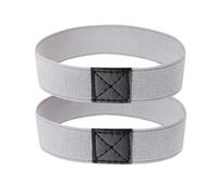 GALPADA 2 Pairs High Heel Shoe Laces Straps for Women, Elastic Polyester Material, Easy to Wear and Take, Anti-loose Design for DIY Your Shoes, Light Grey