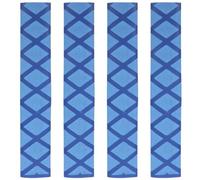 GALPADA 2 Pairs of Blue Drumstick Wraps Non-slip Covers for Drumsticks Made from Wear Resistant Irradiation Cross-linked Polyethylene Repeatable Water Washing, for Drum Players Practice