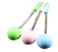GALPADA 2 Pcs Ball Massager Hammer Stick for Self Body Knock Massage TPR Material and Manual Operation Effective Relief Massager for Office and Travel Use Random Random Color