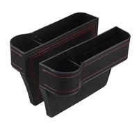 GALPADA 2 Pcs Car Seat Gap Organizer Console Side Storage Box with Cup Holder Easy Installation No Tools Needed Multipurpose Car Seat Storage for Phones Drinks Documents