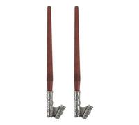 GALPADA 2 Pcs Comic Pen Nib Holders Wooden Alloy Calligraphy Fountain Dip Pens with Accurate Angle Design for Lettering and Poster Making Student Stationery