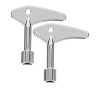 GALPADA 2 Pcs Elevator Triangular Key Tool Compact Emergency Door Lock Spanners for Hall Doors High Precision Utility Keys Compatible with Multiple Elevator Models for Rapid Response