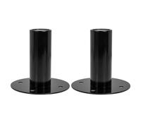 GALPADA 2 Pcs Metal Speaker Stand with Iron Base, Lightweight and High Reliability Speaker Support Tray for Desktop and Stage Use