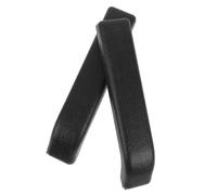 GALPADA 2 Pcs Plastic Wheelchair Armrest Anti-Slip Pads for Nursing Homes with Easy to Clean Black Plastic Armrest Protection