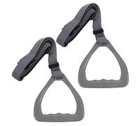 GALPADA 2 Pcs Premium Gymnastic Rings with Heavy Duty Straps for Home Fitness Training Core Stabilizer Strength Workout Equipment