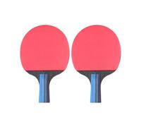 GALPADA 2 Pcs Table Tennis Paddle Set with 3 Ping Pong Balls, Ergonomic Handle and Poplar Rubber Material for Sports Training and Improved Ball Speed, Suitable for Intermediate Players