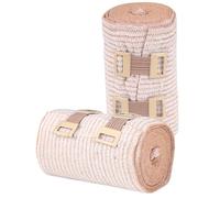 GALPADA 2 Rolls Breathable Elastic Compression Wrap for Athletic Knee Ankle Wrist Fingers Comfortable Stretchable for Sports Protection and Injury