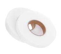 GALPADA 2 Rolls Double-sided Adhesive Hemming Tape for Clothes, White Cloth Material with No-sew Bonding and Strong Double-sided Adhesion, for Fabric Splicing and Decorative Sewing