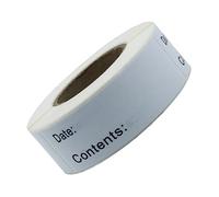GALPADA 2 Rolls English Record Date Stickers DIY Self Adhesive Classified Paste for Kitchen and Crafting Natural Material Easy Peel and Stick Labels for Smooth Surfaces Color Design