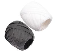 GALPADA 2 Rolls Raffia Paper Ribbon String Twine for DIY Lamp Shade Craft Weaving Natural Paper Material Suitable for Box Wrapping and Art Crafts Valentine's Day and Christmas Decoration