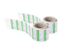 GALPADA 2 Rolls Self-Adhesive Calibration Labels Writable Calibration Label 2.36x2.16x2.16in Paper Material Versatile Usage Simple Elegant Style for Pallets and Warehouses