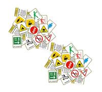 GALPADA 2 Set Cognitive Flashcards for Educational Pocket Picture Cards Early Childhood Learning Sign Recognition Learning Aid