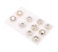 GALPADA 2 Sets 10pcs Buttons Press Fasteners Magnetic Sewing Buttons Sweater Fastener with Glass Drill Simple Design Unique Designed Not Easy to Drop for DIY Skirts Sweaters Assorted Style